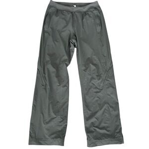 Lululemon Mens Gray Athletic Pants Size M - Lined, Relaxed Fit, Drawstring Waist